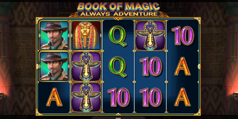 BOVEGASカジノの入金不要ボーナスで遊んでみたスロットゲーム「Book of Magic: Always Adventure」
