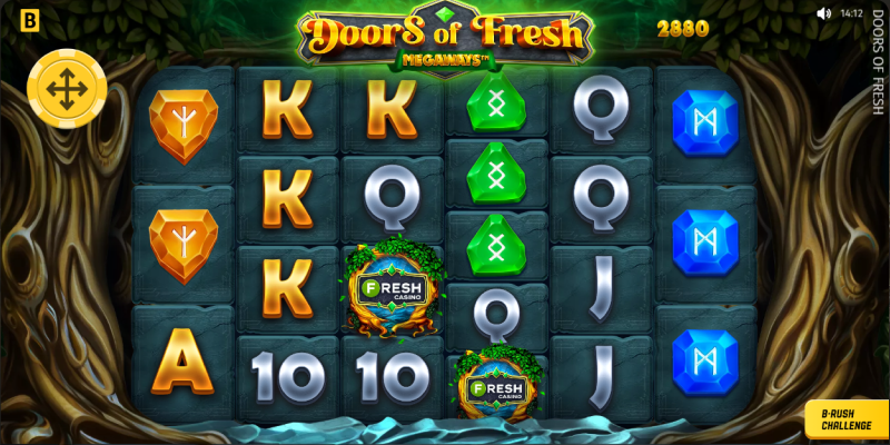 フレッシュカジノ対象ゲーム「Doors of Fresh Megaways」