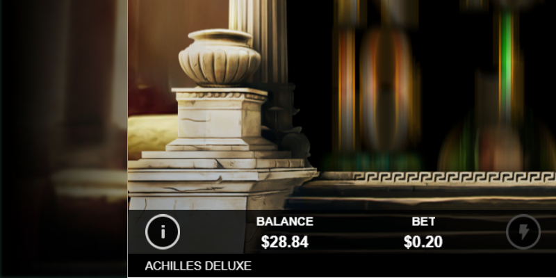 アイネットベット入金不要ボーナス「Achilles Deluxe」で遊んでみた結果