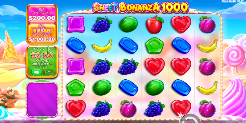 ステークカジノSweet Bonanza 1000メインビジュアル