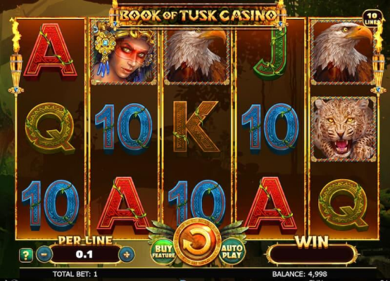 タスクカジノスロット「Book of Tusk Casino」